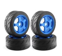 RC Pneus Roue Compatible avec Arrma pour Infraction pour Limitless pour Felony 1/7 Pièces De Voiture Télécommandée 4 Pneus 5 Rayons 100 X 42 Mm 42/100, Jante Hexagonale 17 Mm