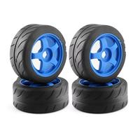 RC Pneus Roue Compatible avec Arrma pour Infraction pour Limitless pour Felony 1/7 Pièces De Voiture Télécommandée 4 Pneus 5 Rayons 100 X 42 Mm 42/100, Jante Hexagonale 17 Mm