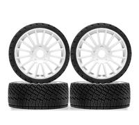 RC Pneus Roue Compatible avec ARRMA pour Traxxas pour Redcat pour Team pour Losi pour Kyosho 1/7 1/8 RC Pièces De Voiture Tout-Terrain 4 Pièces 100 Mm Pneus Roue 17 Mm Hex