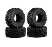 RC Pneus Roue Compatible avec Axial pour SCX24 pour TRX4M AX24 1/18 1/24 Pièces De Mise À Niveau pour Voiture À Chenilles RC 4 Pneus en Caoutchouc Souple 25 X 57 X 22 Mm