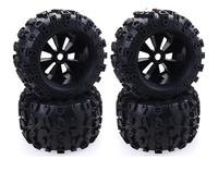 RC Pneus Roue Compatible Avec Pour traxxas Pour Maxx Pour Tmaxx Pour E-revo Pour Revo 3.3, Paquet De 4 Pièces Pour Camion RC À Échelle 1/8, Pneus Et Roues Hexagonaux De 17mm Collés ( Size : 170mm*100m
