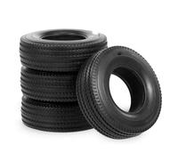 RC Pneus Roue Compatible avec Tamiya 1/14 Pièces De Camion Benne pour Semi-remorque Radiocommandé pour Man pour King pour Hauler pour ACTROS 4 Pneus en Caoutchouc Dur De 25 Mm