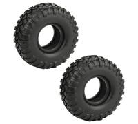 RC Pneus Voiture Compatible avec 4WD D90 D110 pour Axial SCX10 pour Capra pour MST TRX-4 1/2/4 Pièces 118mm Pneus De Route Rock Off Voiture RC 1.9 Pouces Pneu pour 1:10 RC