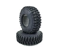 RC Pneus Voiture Compatible avec Axial pour SCX10 D90 TF2 pour MST pour Tamiya pour Voodoo 1:10 RC Crawler Car Upgrade Parts 2 PCS 1.9" Pneus De Roue en Caoutchouc 105 * 35mm