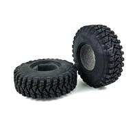 RC Pneus Voiture Compatible avec Axial pour SCX10 pour D90 pour TF2 pour MST pour Tamiya 1:10 RC 1.9 "pneus De Roue en Caoutchouc Voodoo KLR 105 * 35mm 2 Pièces