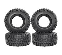 RC Pneus Voiture Compatible Avec Axial Pour SCX10 Pour Wraith Pour Capra Pour TRX4 YK4082 1/8 1/10 Voiture Sur Chenilles RC 136x56mm 2.6 Pouces KM3 Pneu En Caoutchouc