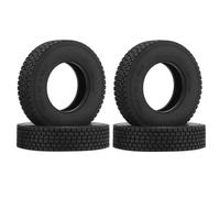 RC Pneus Voiture Compatible avec Tamiya pour Man pour King pour Hauler pour ACTROS pour Scania 1/14 RC Semi-Tracteur Camion Benne 4 Pièces Pneu en Caoutchouc Dur De 20Mm