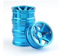 RC Pneus Voiture Compatible avec Tamiya pour TT01 pour TT02 XV 01 XV02 pour HSP pour HPI 1:10 Voiture RC Route Roues Pneus Jantes Métal Moyeu