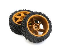 RC Pneus Voiture pour HPI RS4 FW06 pour Tamiya pour TT01/TT02/XV-01 1/10 Pneus Voitures pour Sport Télécommandées Véhicules À Chenilles Accessoires Mises Niveau Remplacement(2pcs)