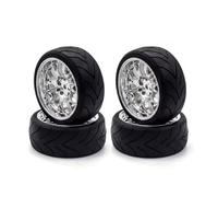 RC Pneus Voiture pour Redcat pour HPI pour Tamiya pour HSP Pneus Lot De 4 1/10 Jantes Moyeu Hexagonal 12 Mm Accessoires Mises À Niveau Voitures Télécommandées