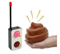 RC Poop Car-Funny Remote Control Toys avec "chiots" audibles et fonction de frappe, parfait pour les surprises | Jouets amusants pour le bureau, anniversaire pour , idées de cordes, couture en