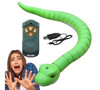 RC Prank Snake - Remote Toy, Realistic Robot Reptile | Interactive Slithering Serpent Figure, Electronic Model for Boys Girls Adults, Creative Joke Toy Home Parties, Outdoor Tricks, Fun Entertainment