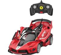 Rc Rastar Ferrari 1:18 Fxxk Voiture télécommandée auto-assemblée (Rouge)