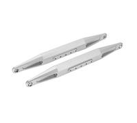 RC Rear Lower Trailing Arms 2PCS | Aluminum Alloy Upgrade for UD1002 UD1002se SG1002 1/10 Desert Off Road Car | Enhanced Stability/Control/Resilience (Argent)