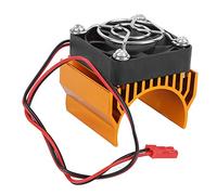 RC Refroidisseur de dissipateur de Chaleur, diamètre de 36mm 540/3650/3660/3670 radiateur de Moteur avec Ventilateur pour radiateur de Moteur de Voiture RC 1/10(Or)