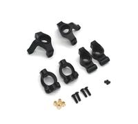 RC Réparations Jouets Pour HNR H9804 Foxhound 1/10 Métal C Direction Essieu Arrière Siège Ensemble 3 Pièces Télécommande Voiture Remplacement Accessoires(Black)