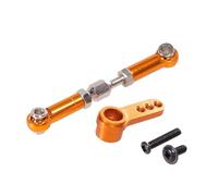 RC Réparations Jouets Pour Hyper Go H16 B16BM H16PL 16207 1/16 Bras Servo 25 Dents Métal Palmarteau Servo Biellette Direction Réparations Améliorations Radiocommandées Pièces Rechange(Gold)