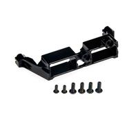 RC Réparations Jouets Pour Traxxas Pour TRX4 1/10 Alliage D'aluminium Blocage Différentiel Servo Support Boîtier Direction Réparations Crawlers RC Accessoires Rechange(Black)