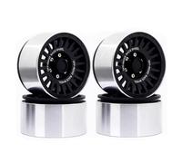 RC Rock Crawler Aluminium Beadlock Wheel Rims 1 / 4pcs 2,2 Pouces compatibles avec Divers modèles, y Compris TRX6 RR10 G53(4PCS)