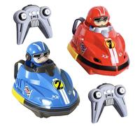 RC Rommers - Voiture À Distance Avec Lumière Musicale, Véhicule Éjecteur De Combat | Turbo Track Racer Toy, Electric Motion Spinner For Kids, Speed Controller Ride Toycar, Mini Driver Action Game