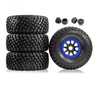 RC Roue Pneus pour HSP pour UDR pour FS pour FSR pour Atom pour ARRMA pour Mojave DB8 YK4072 DF7 1:7 1:8 Pneus Roues 17mm Hex RC Voiture Camion Parcours Court(Blue)