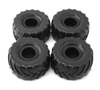 RC Roue Pneus Pour Losi Pour Mini Pour LMT 1/18 4 Pièces 100 Mm 1/10 Pour Buggy Pneus Roue 12 Mm Hex RC Voiture Mise À Jour Accessoires Pièces De Rechange(Black)