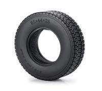RC Roue Pneus Pour Tamiya 1/14 1/2/4 Pneus En Caoutchouc À Pour Talon 22 Mm/25 Mm Avec Mousse Pour Remorque Tracteur Camion Modèle Réduit(1Pcs Tire 25mm)
