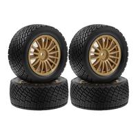 RC Roue Pneus pour Tamiya pour WLtoys pour HPI pour HSP pour ARRMA pour Buggy 1/10 Jantes Plates Pneus 78mm Ensemble 12mm Échelle Hexagonale Pièces Mise Niveau Voiture RC