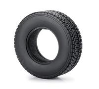 RC Roues De Voiture pour Tamiya 1/14 RC Remorque Tracteur Camion Voiture Pièces De Mise À Niveau Avant Arrière Beadlock Jantes avec 1/4 Pneus en Caoutchouc(1PCS 25MM B)