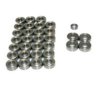 Rc Roulement PièCes pour Tamiya pour Scania 770S pour Man pour Actros 1/14 Jeu Roulements Véhicule Trois Essieux Trois Améliorations Télécommande RC Remorque Tracteur Jouet Bricolage