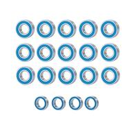 Rc Roulement PièCes pour Traxxas pour Slash pour Stampede pour Rustler pour Bandit 2WD 1/10 Kit Complet Roulements 19 Pièces Détachées Accessoires Mise Niveau Voitures RC