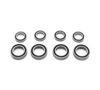 Rc Roulement PièCes pour Traxxas pour XRT 4WD 8S 78086-4 XMAXX 1/6 1/5 8 Pièces Acier Chromé Pré Graissé 5196A 5106A Kit De Roulements À Billes pour Essieu Avant Et Arrière