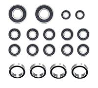 Rc Roulements à Billes Pour Arrma 6s Pour Mojave Pour Kraton Pour Typhon Pour Infraction Pour Felony Pour Outcast 1/7 1/8 18 Pièces Roulements Métalliques RC Pièces De Mise À Niveau