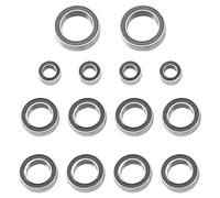 Rc Roulements à Billes Pour Tamiya T3-01 T301 1/8 14 Pièces Kit De Roulements À Billes Scellés En Caoutchouc RC Pièces De Rechange Pour Mise À Niveau Ou Réparation