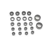 RC Roulements Pour Traxxas Pour TRX4M 1/18 22 Pièces Kit Complet Roulements Billes Acier Chromé Joint Caoutchouc Noir Pré Graissé Voiture Radiocommandée Crawler Mise Niveau