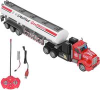 RC Semi -camion et remorque Enfants Rechargeable Jouet électrique simulé mazout Cadeau d'anniversaire