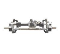 RC-Set essieu Avant pour MN pour D90 D91 D96 MN98 MN45 MN99S RC Essieux De Voiture CNC Jeu D'essieux De Portail Avant Et Arrière en Métal 1/12 Pièces Mise À Niveau De Voiture RC(Red,Rear Axle)