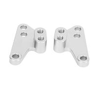 RC Shock Towers Mount, 1 Paire En Aluminium Support Shock Towers Mount avec Vis pour Traxxas 1/10 (Argent)