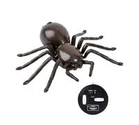 RC Spider Creature - Bot poilu, yeux éclairés | Jouet de contrôle sans fil, Tarantula en mouvement et décoration d'Halloween effrayante pour surprise Fun Fun Crawl Toy pour les farces et jouer