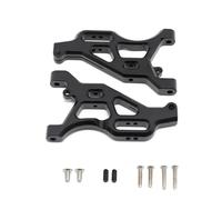 Rc Suspension PièCes Pour Arrma Pour Limitless Pour Infraction 6S 1/7 Pour Typhon 1/8 Bras Suspension Inférieur Avant Alliage D'aluminium Pièce Rechange D'amélioration Voiture RC(Black)