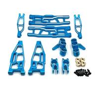 Rc Suspension PièCes Pour FSR Pour Tank Sharks Pour Cheetah Pour Atom Leopard Pour Thunder 1/8 Métal Bras Oscillant Kit Coupelle Direction Voiture RC Pièces Rechange(Blue)