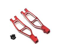 Rc Suspension PièCes Pour Fsr Pour Tank Sharks Pour Cheetah Pour Atom Leopard Pour Thunder 1/8 Métal Avant Supérieur Bras Oscillant Rc Chenille Voiture Camion Pièces(Red)