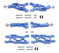 RC Suspension Raccords Pour Arrma Pour Limitless Pour Infraction 1/7 Pour Typhon 6S 1/8 Kit Bras Suspension Avant Arrière Métal Amélioration Voiture RC Pièces Réparation Modification(Blue)