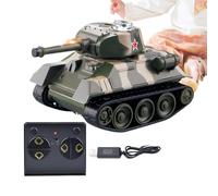 RC Tank - Jouet de combat éducatif, mini véhicule interactif pour l'apprentissage STEM | Jeu pratique facile pour garçons filles chambre salon intérieur salle de jeux construire des compétences