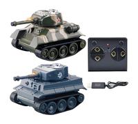 RC Tank - Véhicule à télécommande, jouet de bataille éducatif | Unité de machine de combat réaliste, affichage interactif du réservoir militaire, modèle d'action détaillé, véhicules de passe-temps hau