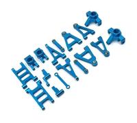 Rc Tasse Direction Pour 14301 14302 1/14 Bras De Suspension En Métal Coupelle De Direction Biellette De Direction Ensemble De Pièces De Voiture RC Accessoires Mise À Niveau Remplacement(Blue)