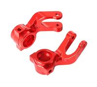 Rc Tasse Direction pour Arrma Fury Mega 1/10 Fusée Direction Avant en Aluminium pour Voiture Course RC Crawler Accessoires Mise À Niveau Remplacement Et Modification des Pièces(Red)