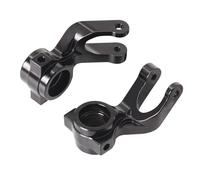Rc Tasse Direction pour Arrma Fury Mega 1/10 Fusée Direction Avant en Aluminium pour Voiture Course RC Crawler Accessoires Mise À Niveau Remplacement Et Modification des Pièces(Black)