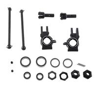 Rc Tasse Direction pour Arrma pour Typhon 6S 1/8 pour Limitless F1 pour Infraction 1/7 Fusée De Direction en Métal + CVD + Combinateur Pièces De Voiture RC Accessoires