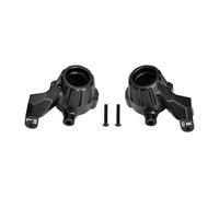 Rc Tasse Direction pour GPM pour Maxx 1/10 6S pour Slash 102076-4 pour Traxxas 1/8 Aluminium 7075 Blocs Direction Avant Voiture RC Modifier Pièces Rechange(Black)